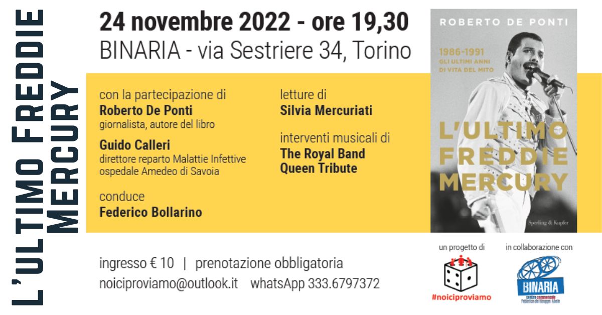 L'ultimo Freddie Mercury - Narrazione con musica dal vivo