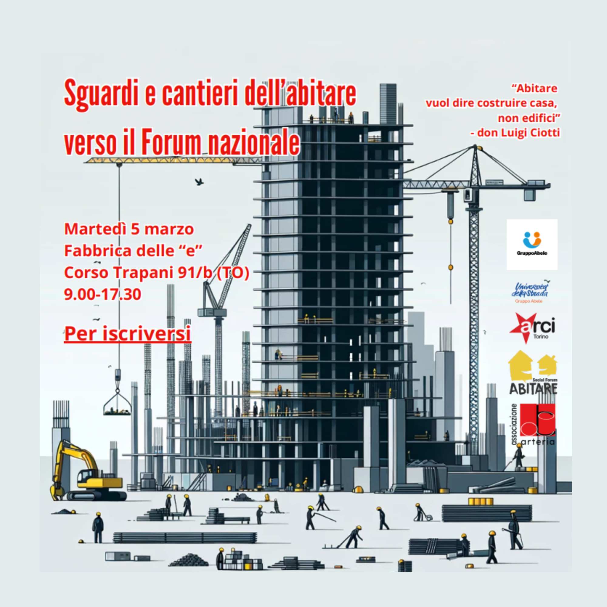 Sguardi e cantieri dell'abitare verso il Forum nazionale