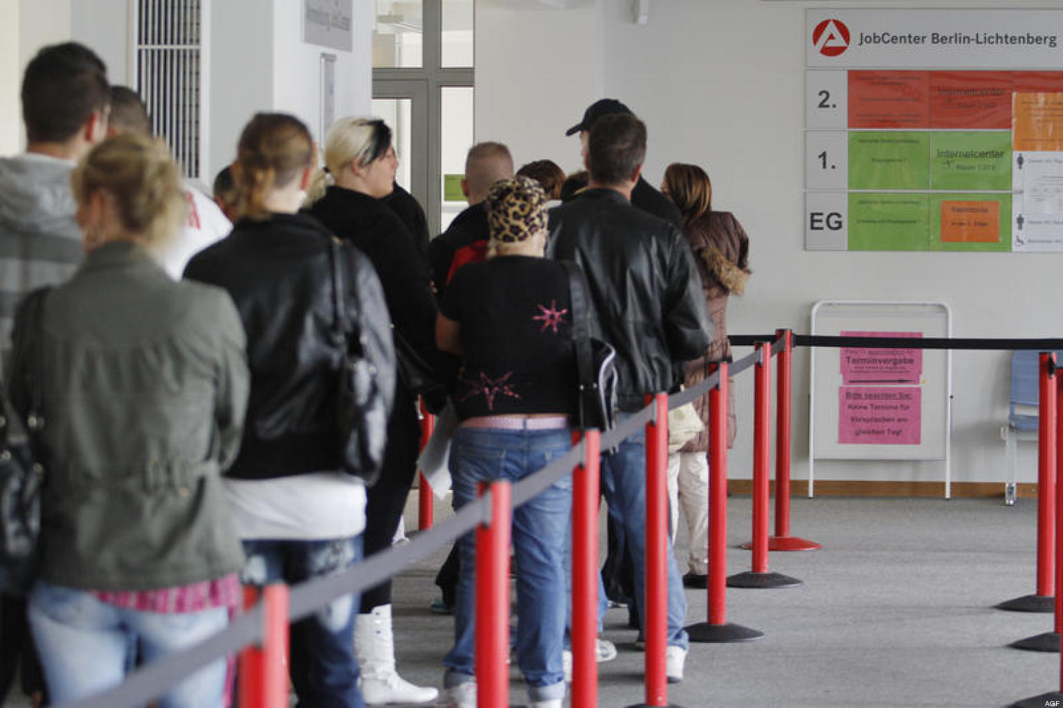  disoccupazione in Germania, ufficio di collocamento 